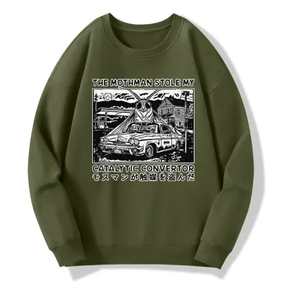 Tokyo-Tiger The Night Mothman Stole My Converter Classic Sweatshirt