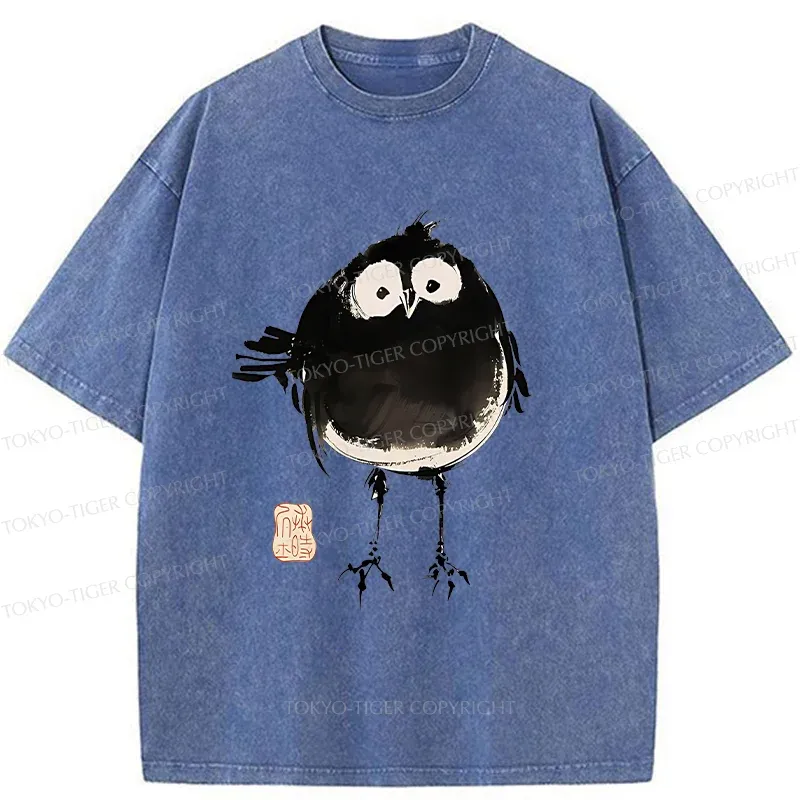 Tokyo-Tiger Fat Little Bird Washed T-Shirt