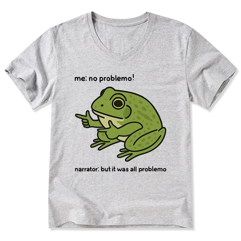 Tokyo-Tiger Stupid Frog Meme V-Neck Classic T-Shirt