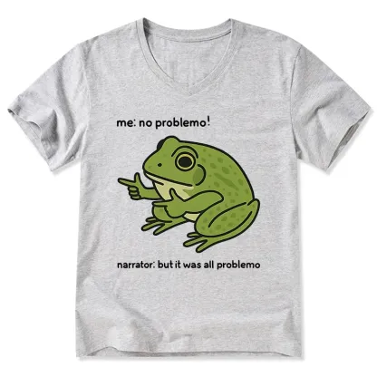 Tokyo-Tiger Stupid Frog Meme V-Neck Classic T-Shirt