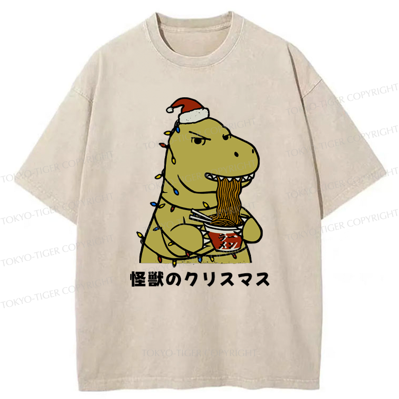 Tokyo-Tiger The Monsters’ Christmas Washed T-Shirt
