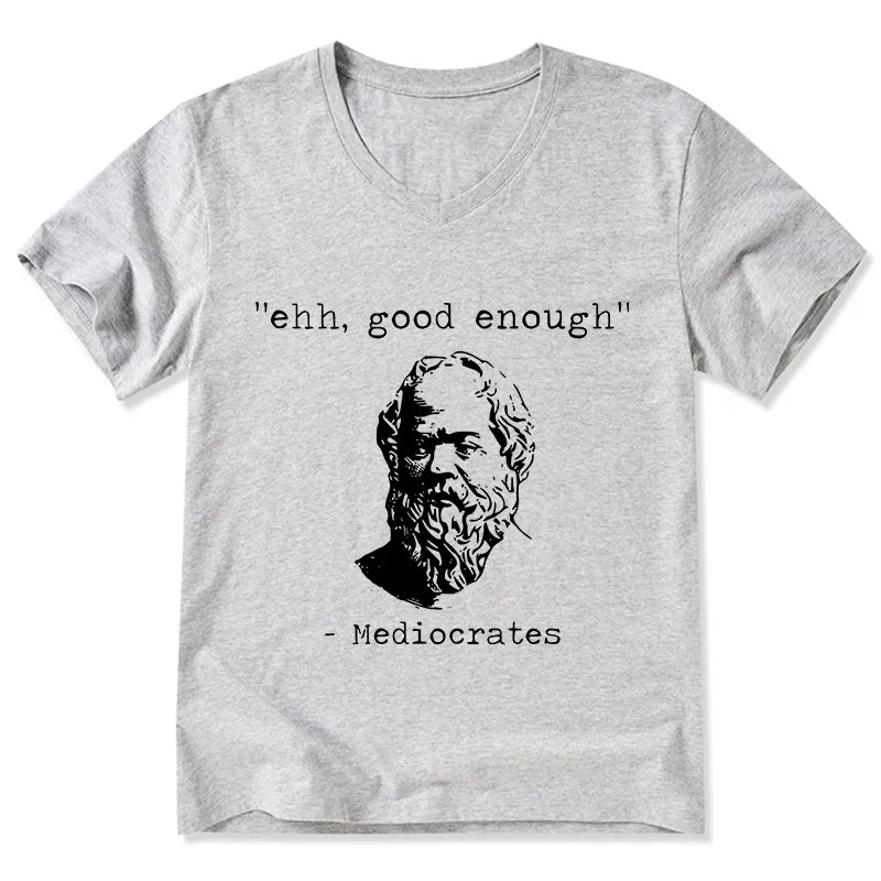 Tokyo-Tiger Mediocrates Meme V-Neck Classic T-Shirt