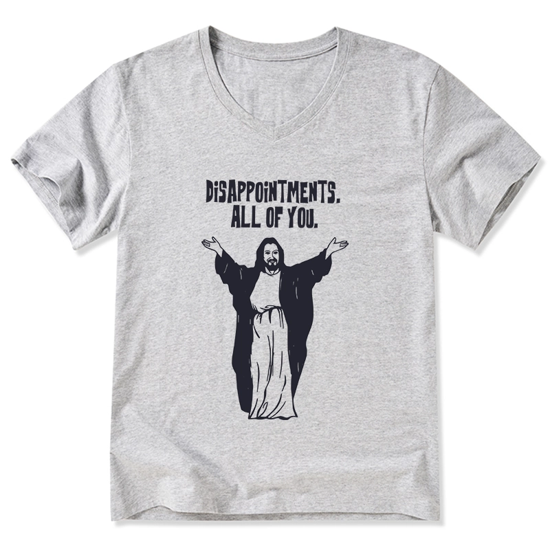 Tokyo-Tiger God Gives Disappointment V-Neck Classic T-Shirt