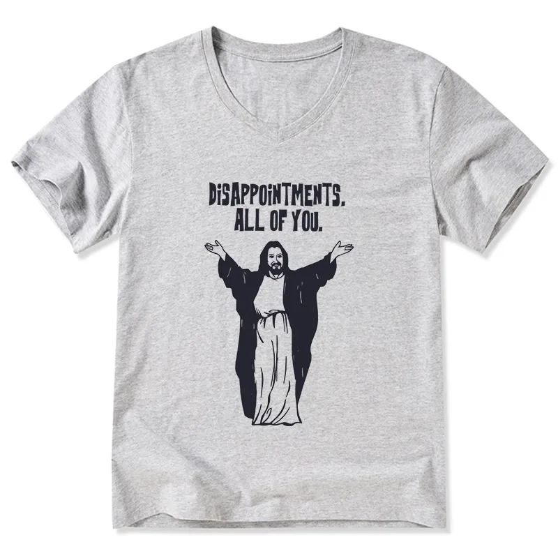 Tokyo-Tiger God Gives Disappointment V-Neck Classic T-Shirt