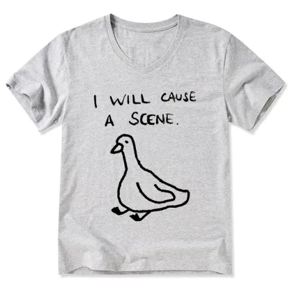 Tokyo-Tiger Stupid Goose Funny Japan Retro V-Neck Classic T-Shirt