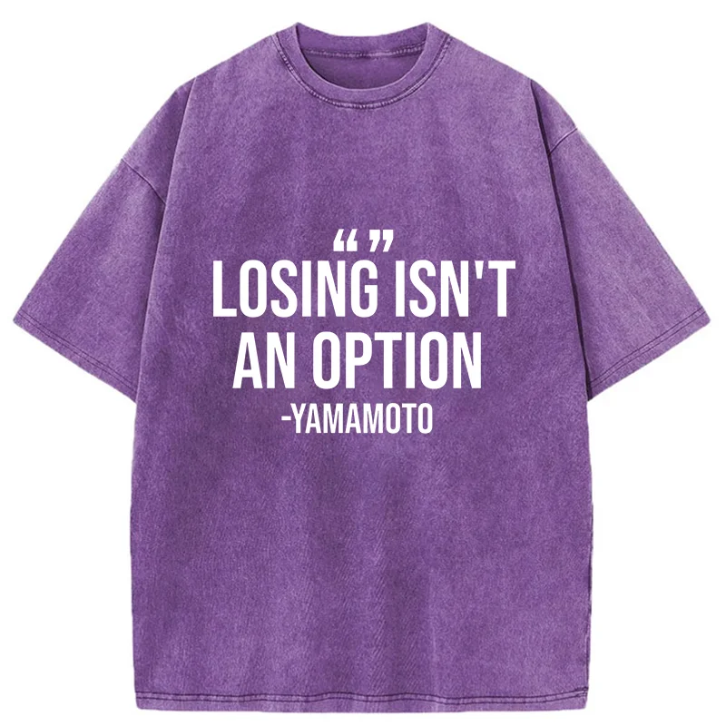 Tokyo-Tiger Baseball Quotes Washed T-Shirt