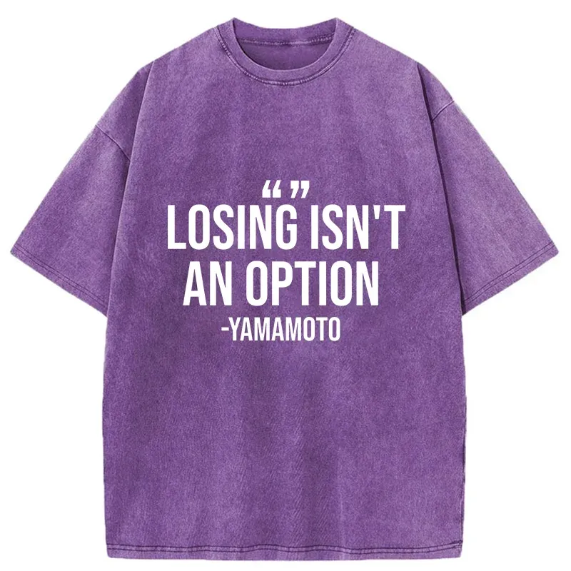 Tokyo-Tiger Baseball Quotes Washed T-Shirt