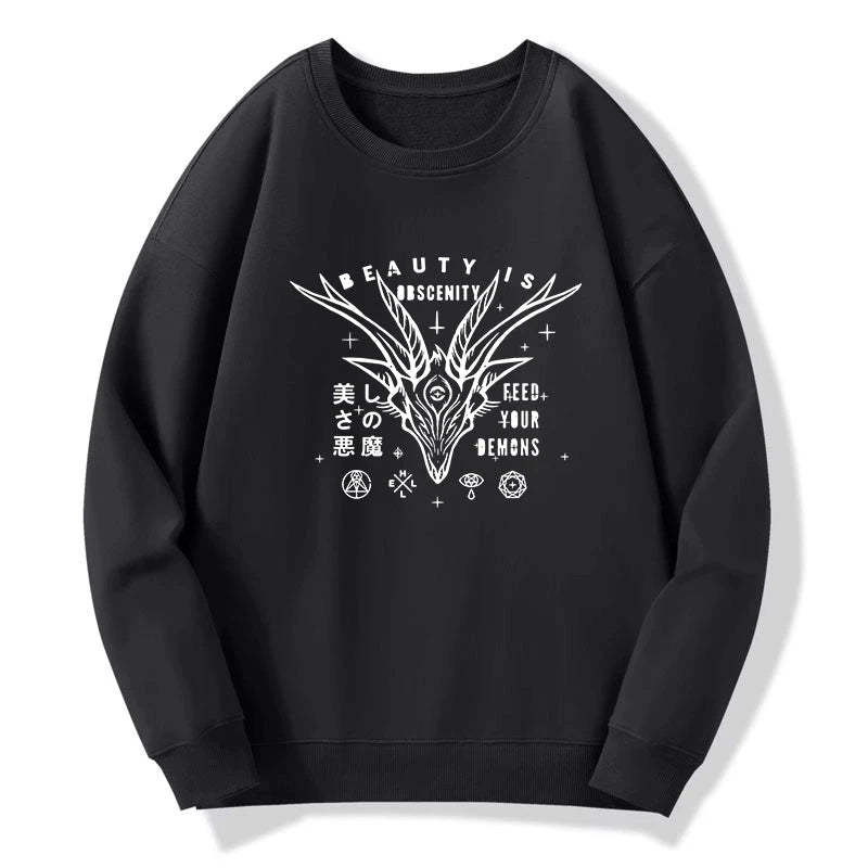 Tokyo-Tiger Beautiful Devil Japanese Sweatshirt