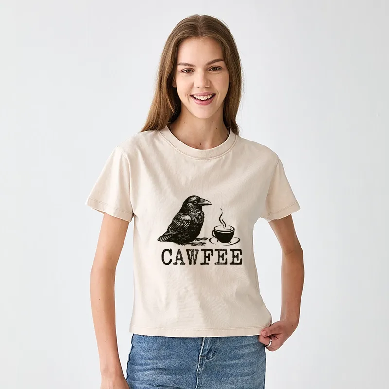 Tokyo-Tiger Cawfee Funny Japan Meme Women's Washed T-shirt