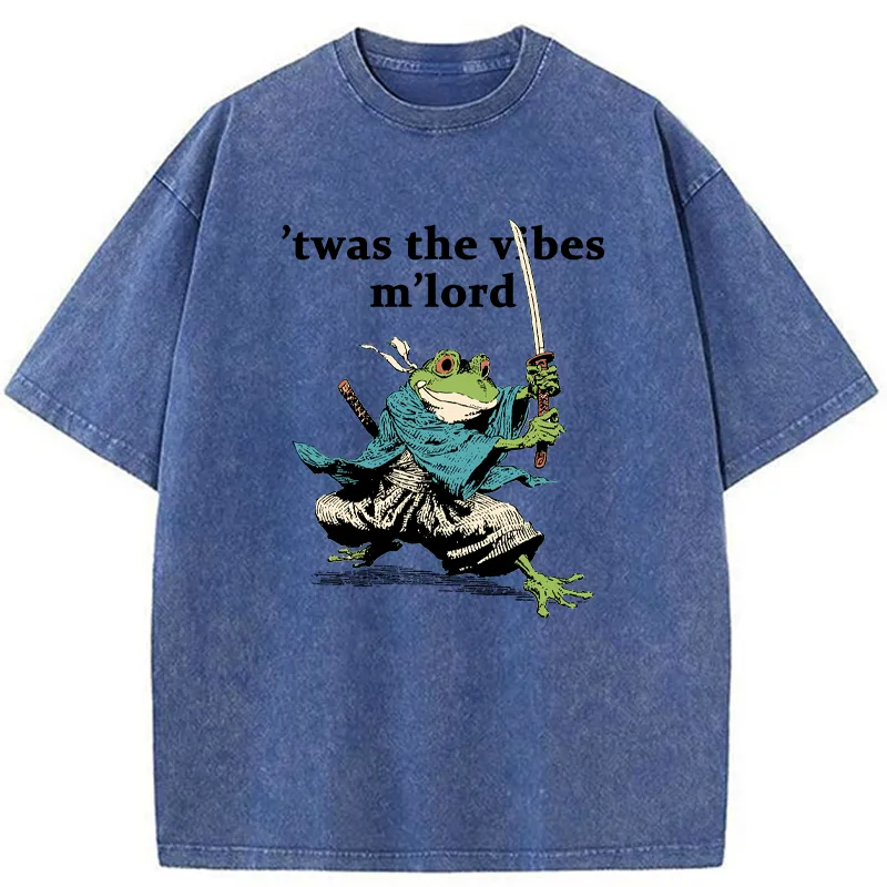 Tokyo-Tiger The Frog Samurai Washed T-Shirt