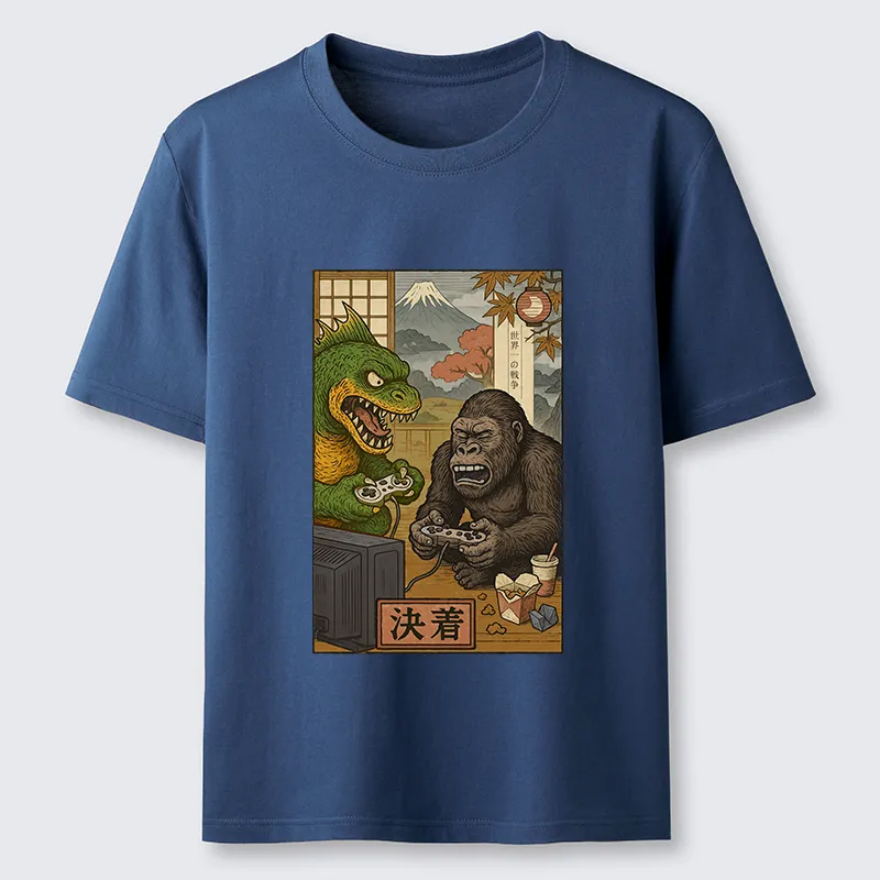 Tokyo-Tiger Monsters Play Games Classic T-Shirt