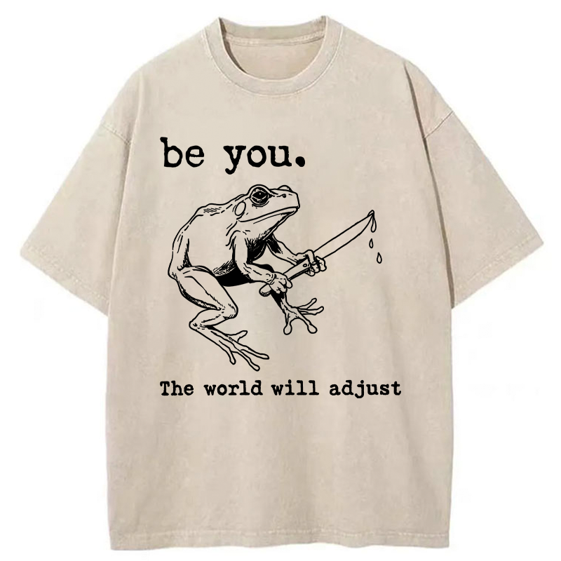 Tokyo-Tiger Be Yourself Washed T-Shirt