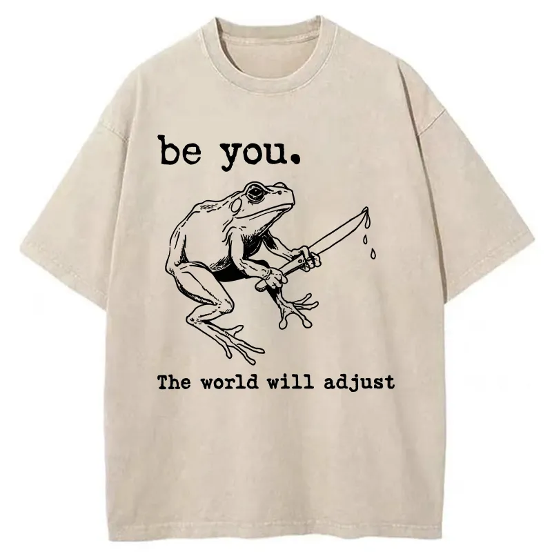Tokyo-Tiger Be Yourself Washed T-Shirt