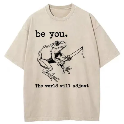 Tokyo-Tiger Be Yourself Washed T-Shirt