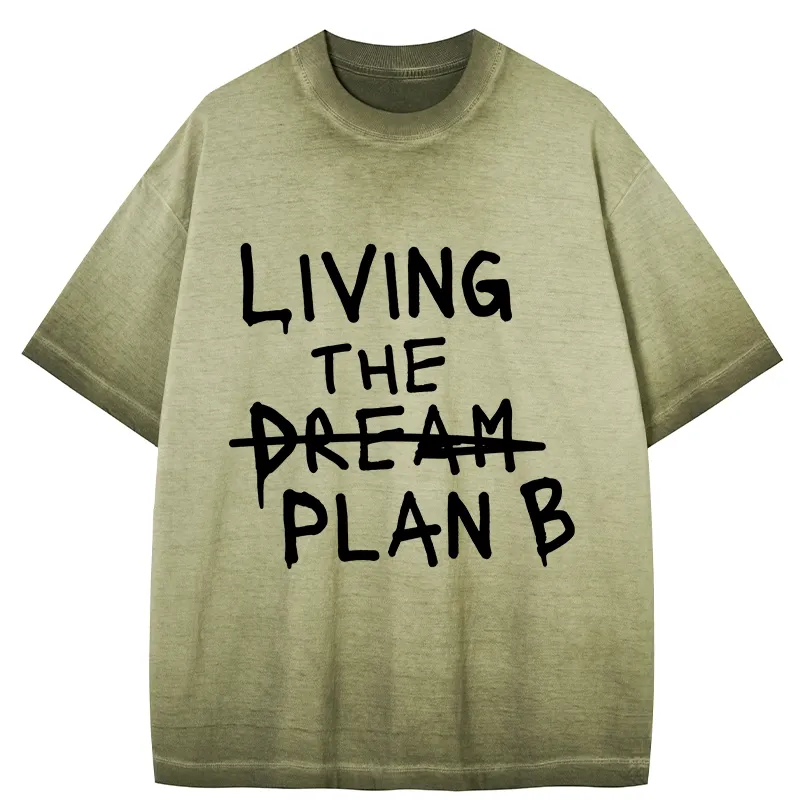 Tokyo-Tiger Implement Plan B Gradient Washed T-Shirt