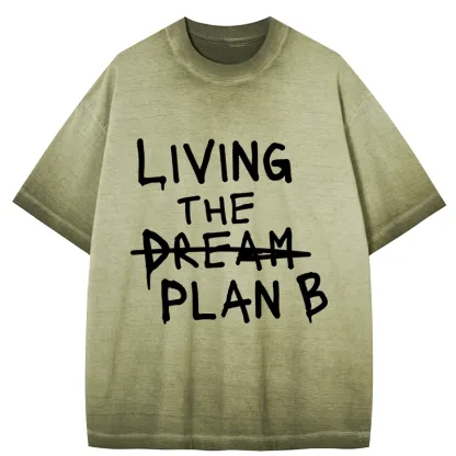 Tokyo-Tiger Implement Plan B Gradient Washed T-Shirt