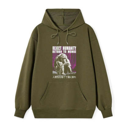 Tokyo-Tiger Reject Humanity Return To Monkey Classic Hoodie