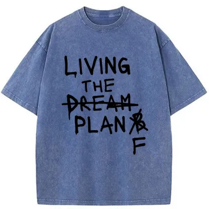 Tokyo-Tiger Dream Fails Adopt Plan F Washed T-Shirt