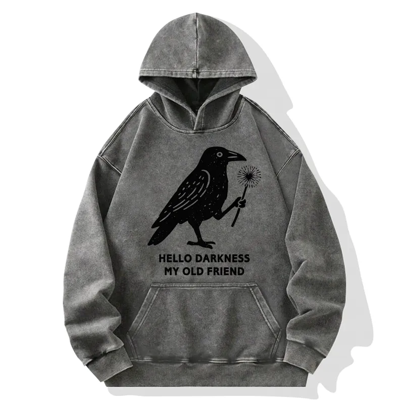 Tokyo-Tiger My Old Friend The Crow Washed Hoodie