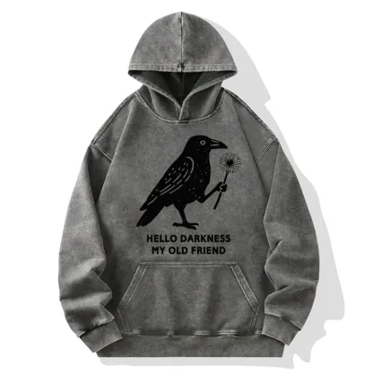 Tokyo-Tiger My Old Friend The Crow Washed Hoodie