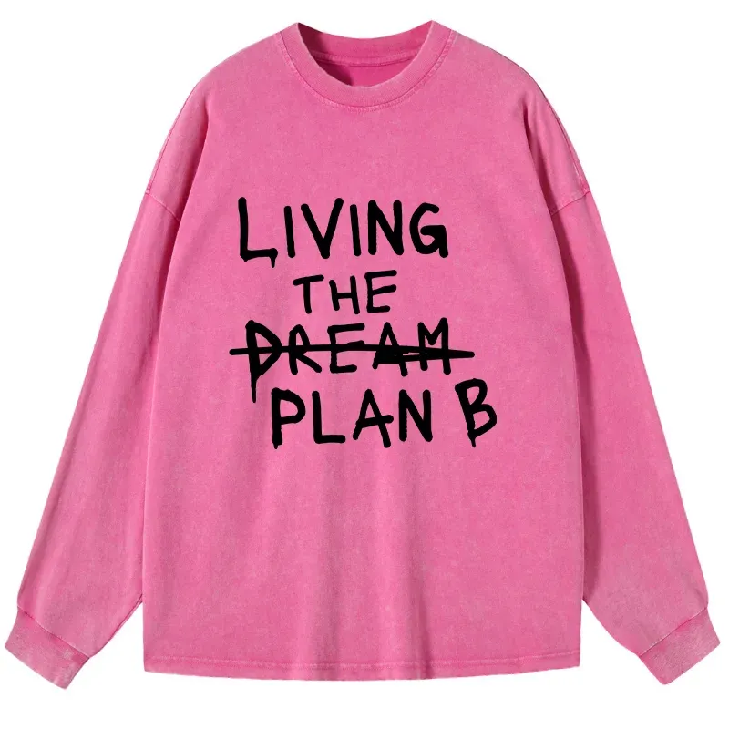 Tokyo-Tiger Implement Plan B Washed Long Sleeve T-Shirt