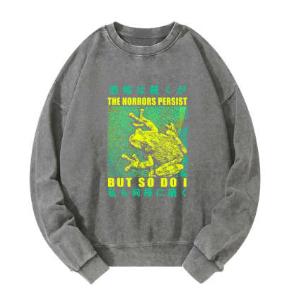 Tokyo-Tiger The Horrors Persist Forg Washed Sweatshirt