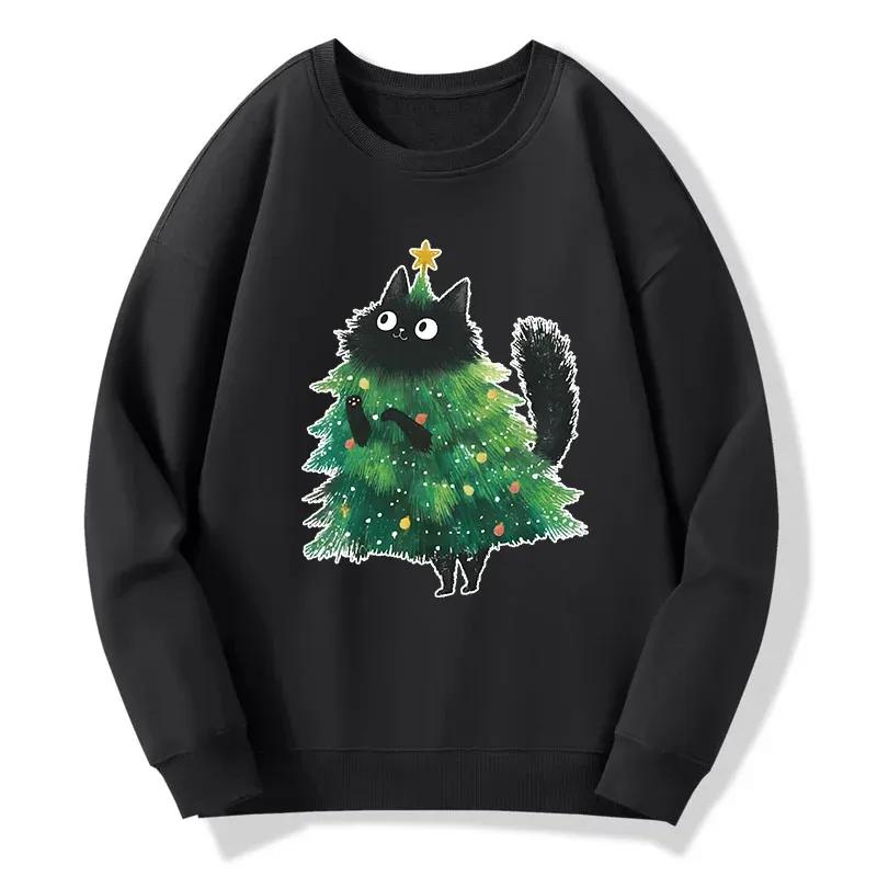 Tokyo-Tiger Christmas Tree Cat Japan Classic Sweatshirt