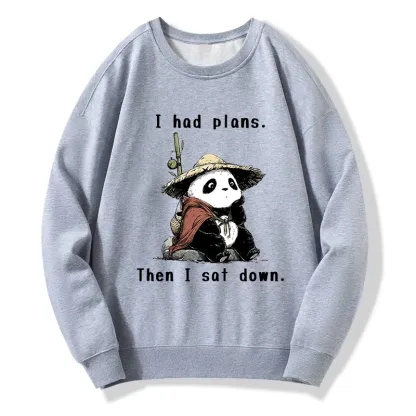 Tokyo-Tiger The Maybe Later Panda Classic Sweatshirt