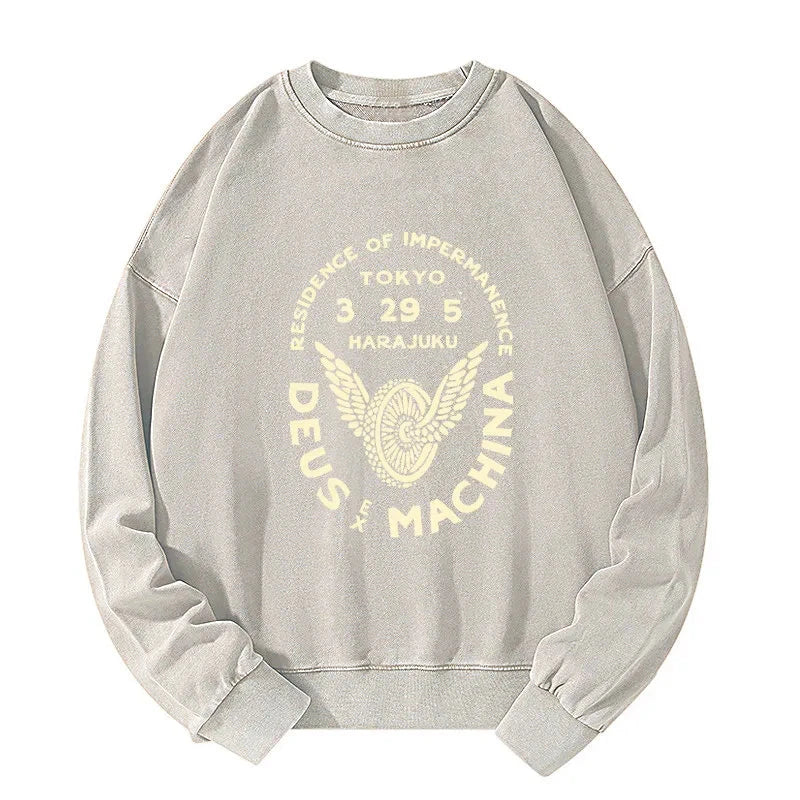 Tokyo-Tiger Deus Ex Machina Tokyo Washed Sweatshirt