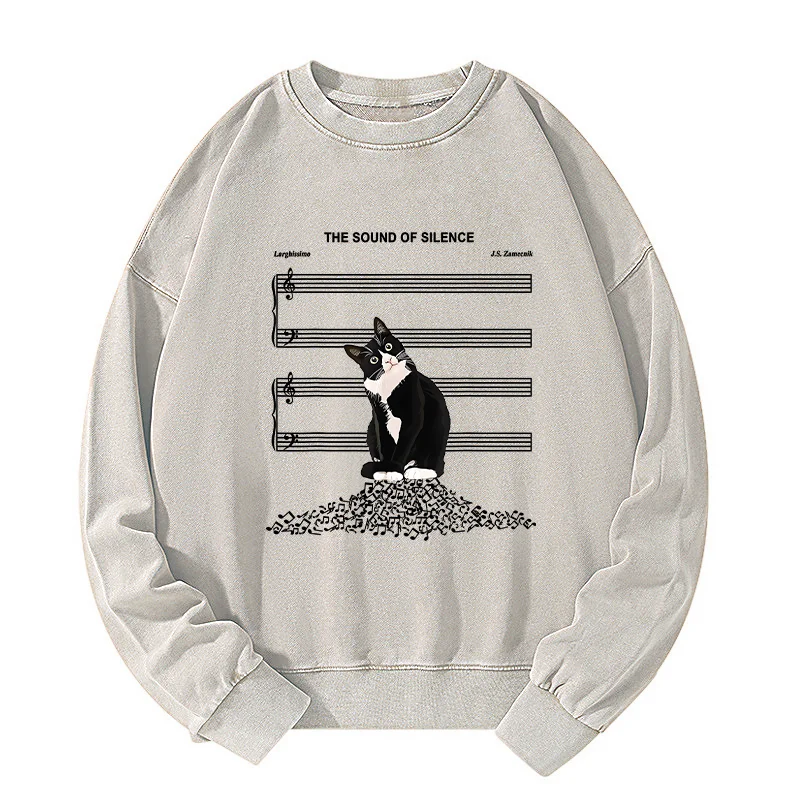 Tokyo-Tiger The Sound Of Silence Washed Sweatshirt