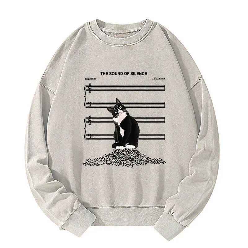 Tokyo-Tiger The Sound Of Silence Washed Sweatshirt