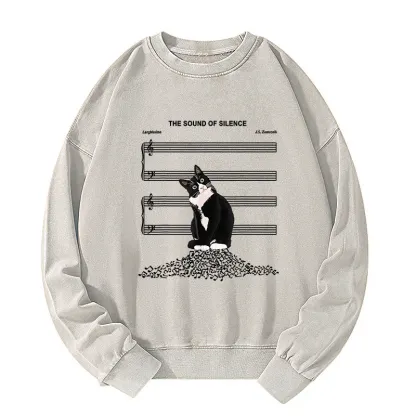 Tokyo-Tiger The Sound Of Silence Washed Sweatshirt