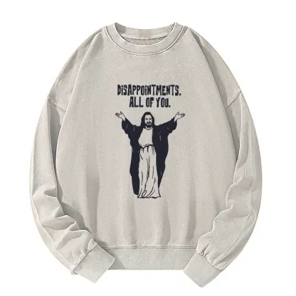 Tokyo-Tiger God Gives Disappointment Washed Sweatshirt