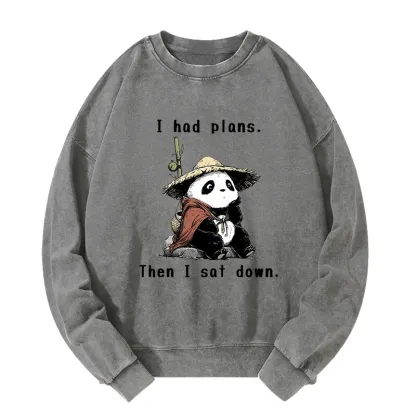 Tokyo-Tiger The Maybe Later Panda Washed Sweatshirt