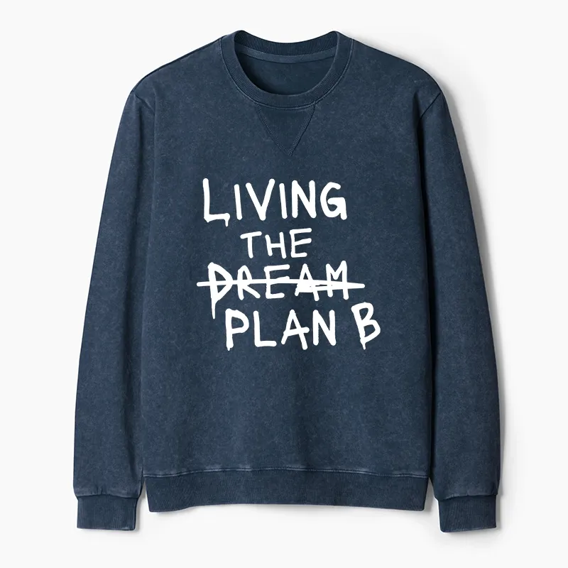 Tokyo-Tiger Implement Plan B Washed Terry Sweatshirt