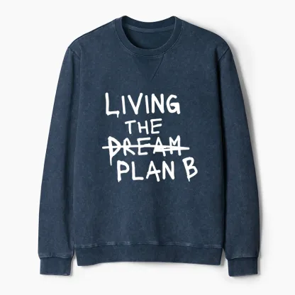 Tokyo-Tiger Implement Plan B Washed Terry Sweatshirt