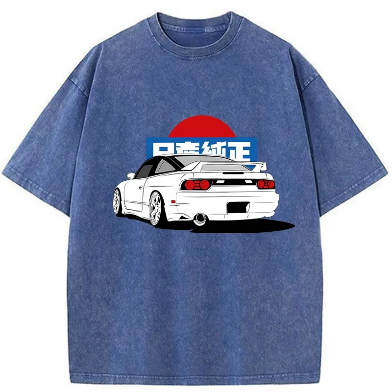 Tokyo-Tiger Sunset And Speed Washed T-Shirt