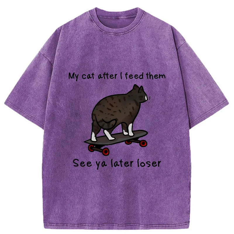 Tokyo-Tiger Cat That Walked Away After Eating Washed T-Shirt