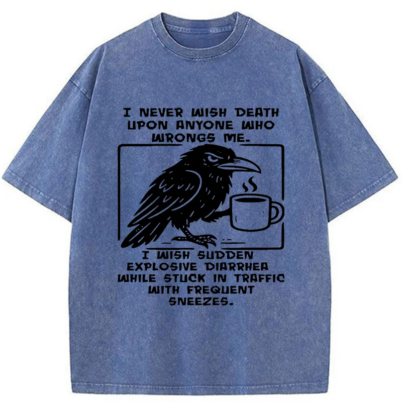 Tokyo-Tiger Curse Of The Raven Washed T-Shirt