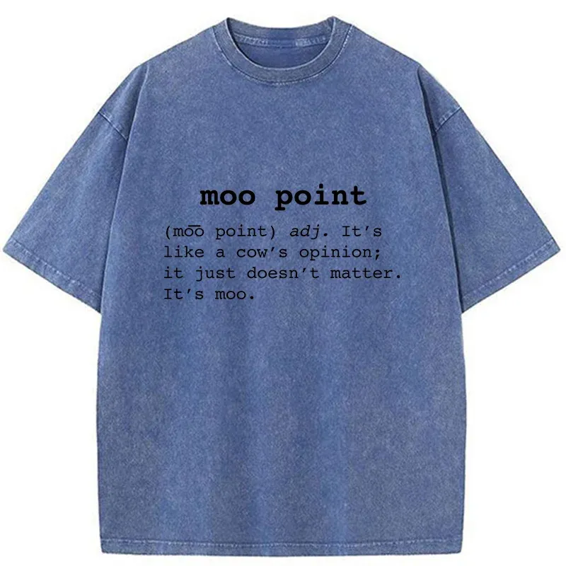 Tokyo-Tiger Moo Point Washed T-Shirt