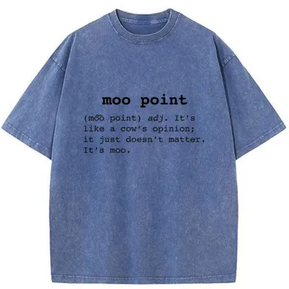 Tokyo-Tiger Moo Point Washed T-Shirt