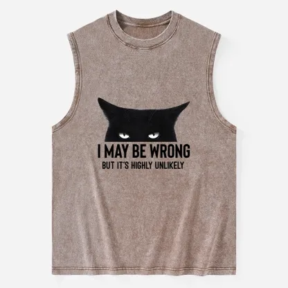 Tokyo-Tiger Cat Can Do No Wrong Washed Tank