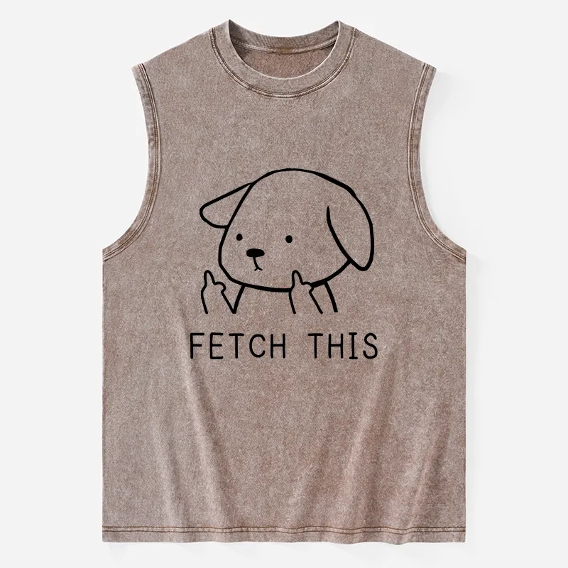 Tokyo-Tiger Fetch This Dog Washed Tank