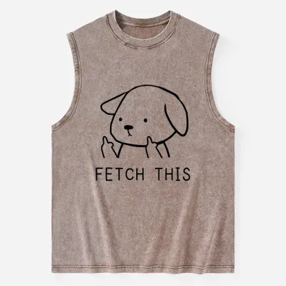 Tokyo-Tiger Fetch This Dog Washed Tank