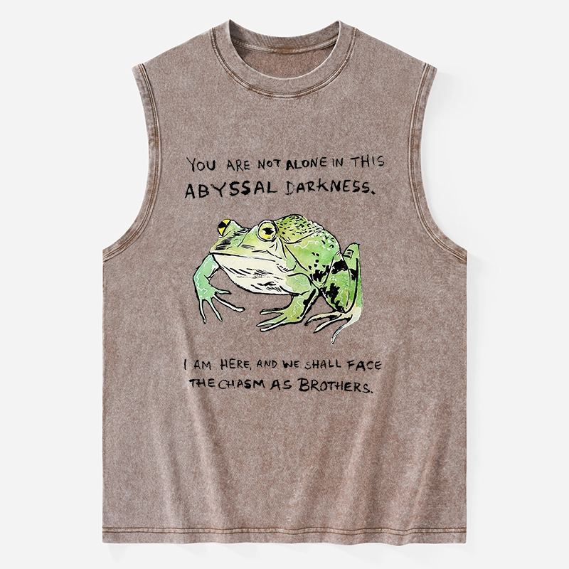 Tokyo-Tiger Support Your Frog Friends Washed Tank