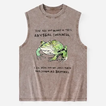 Tokyo-Tiger Support Your Frog Friends Washed Tank