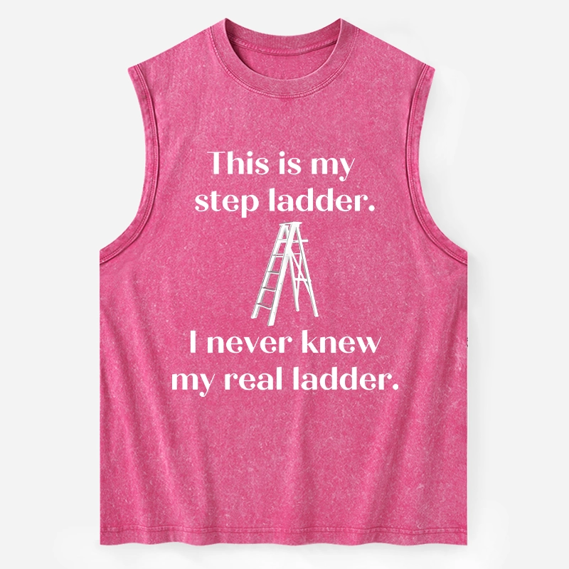 Tokyo-Tiger A Real Ladder Funny Washed Tank