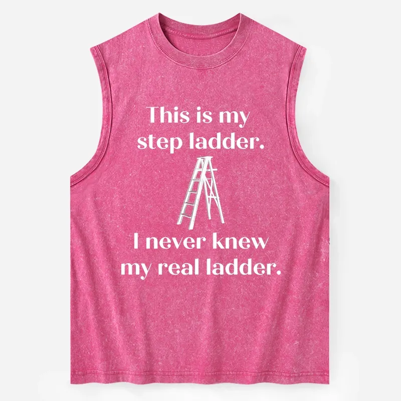 Tokyo-Tiger A Real Ladder Funny Washed Tank