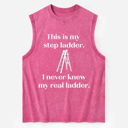 Tokyo-Tiger A Real Ladder Funny Washed Tank