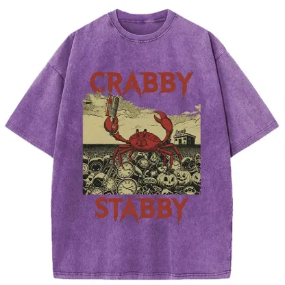 Tokyo-Tiger Angry Crab Washed T-Shirt